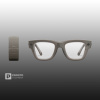 Ray-Ban Display Глянцевый Песочный с Прозрачно-Серыми Линзами
